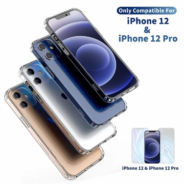 Transparent phone case compatible with iPhone 12 mini/12/12 Pro/12 Pro Max